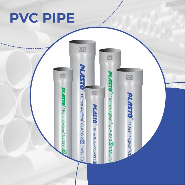 PVC pipes