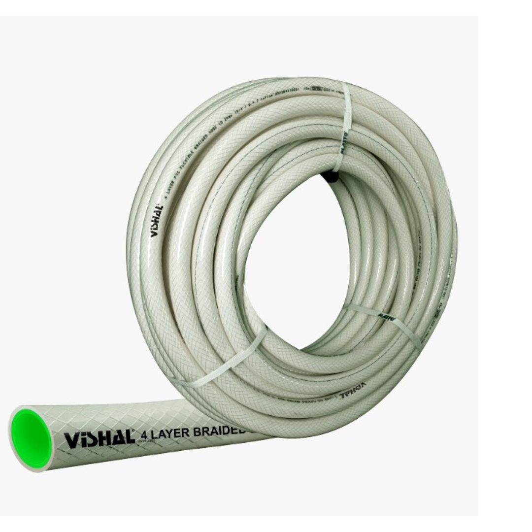 Vishal 4 Layer Braided Hose Pipe